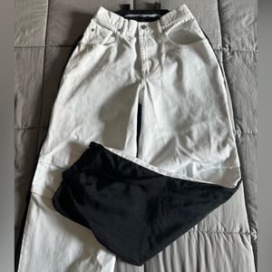 Alexander Wang Split Denim Cargo